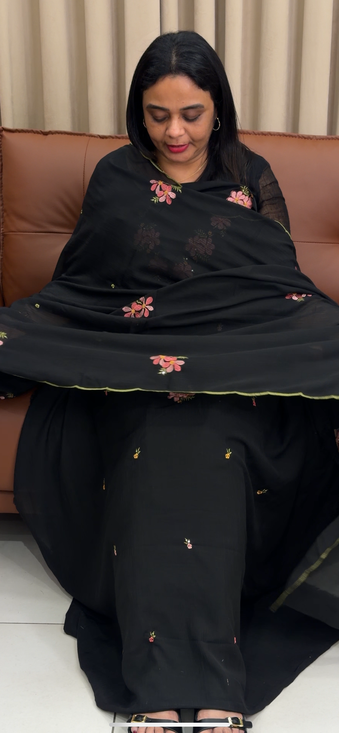 MUL CRUSHED UNSTITCHED SALWAR SUITS - IHA 33957