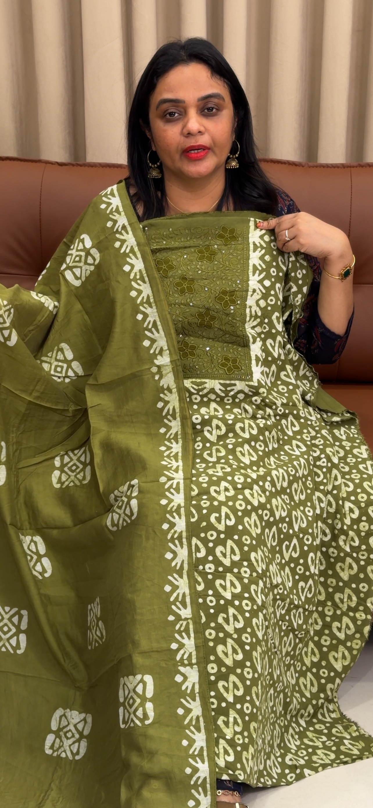PRINTED RAYON UNSTITCHED SALWAR SUITS - IHA 33604