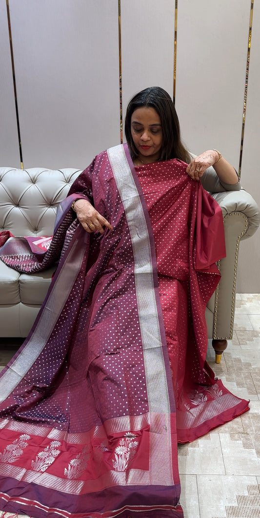 SEMI KATAN UNSTITCHED SALWAR SUITS - IHA 22967