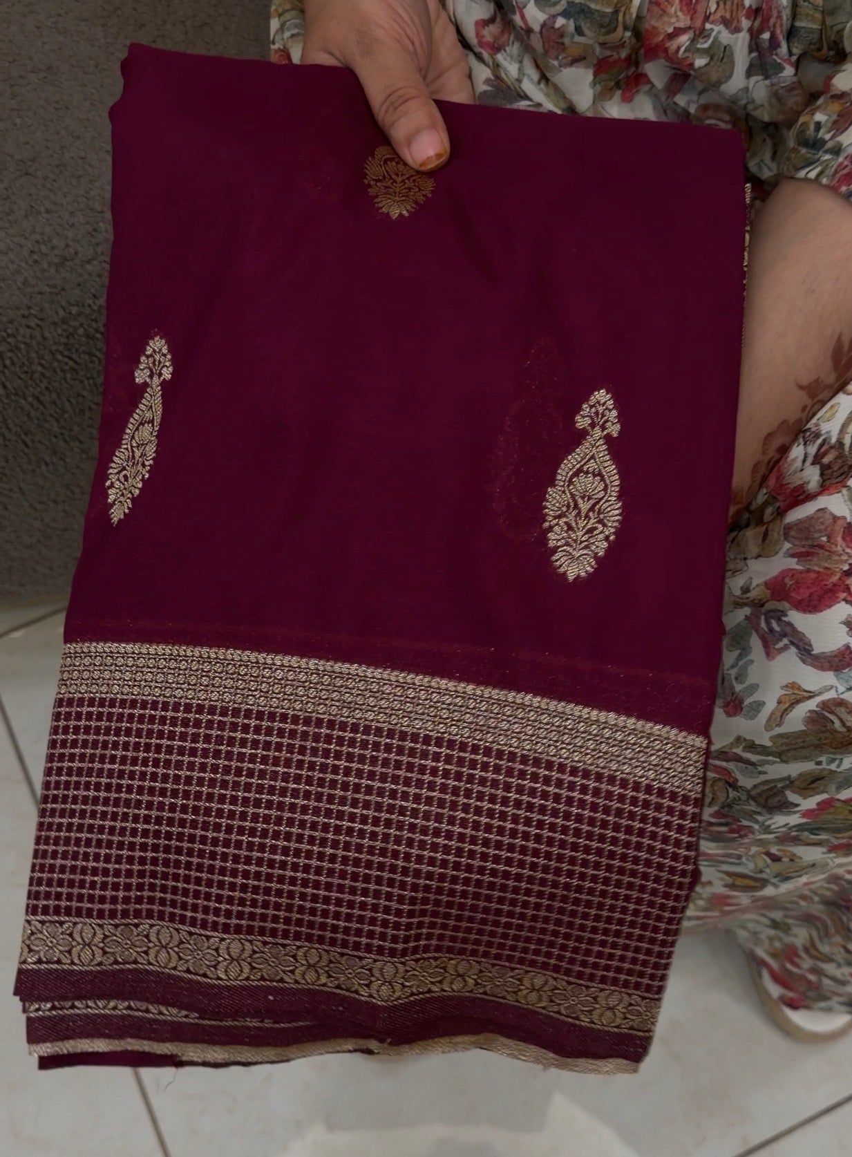 SEMI BANARASI SAREES - IHA 33137