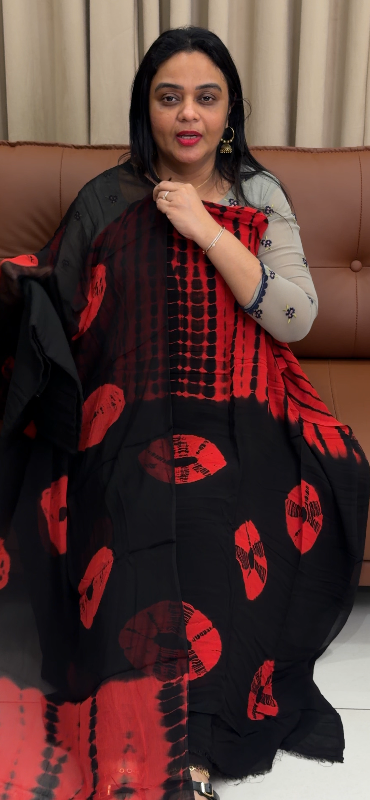 VISCOSE GEORGETTE UNSTITCHED SALWAR SUITS - IHA 33999