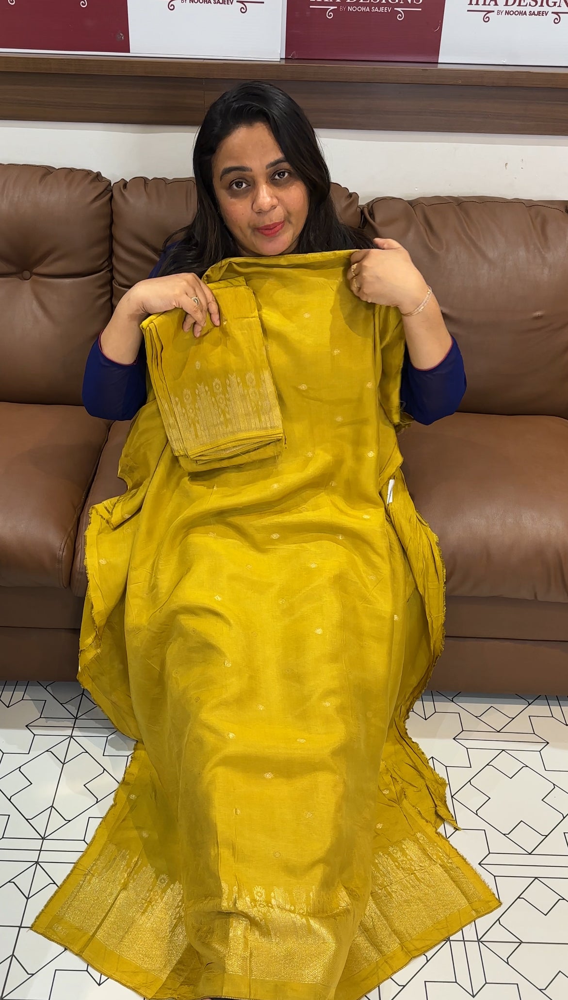 DOLA BANARASI UNSTITCHED SALWAR SUITS - IHA 28014