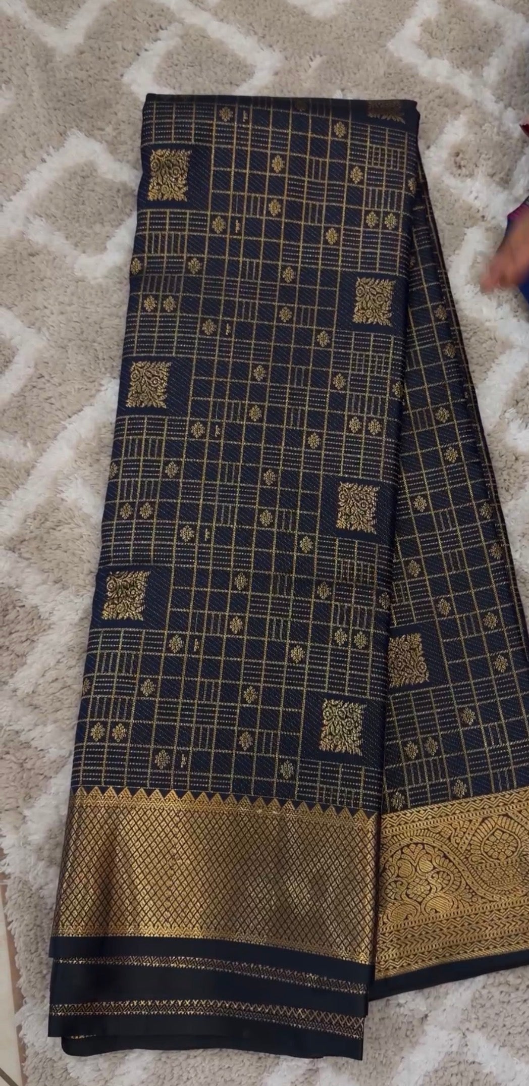 SEMI KANCHIPURAM SILK SAREES - IHA 33143