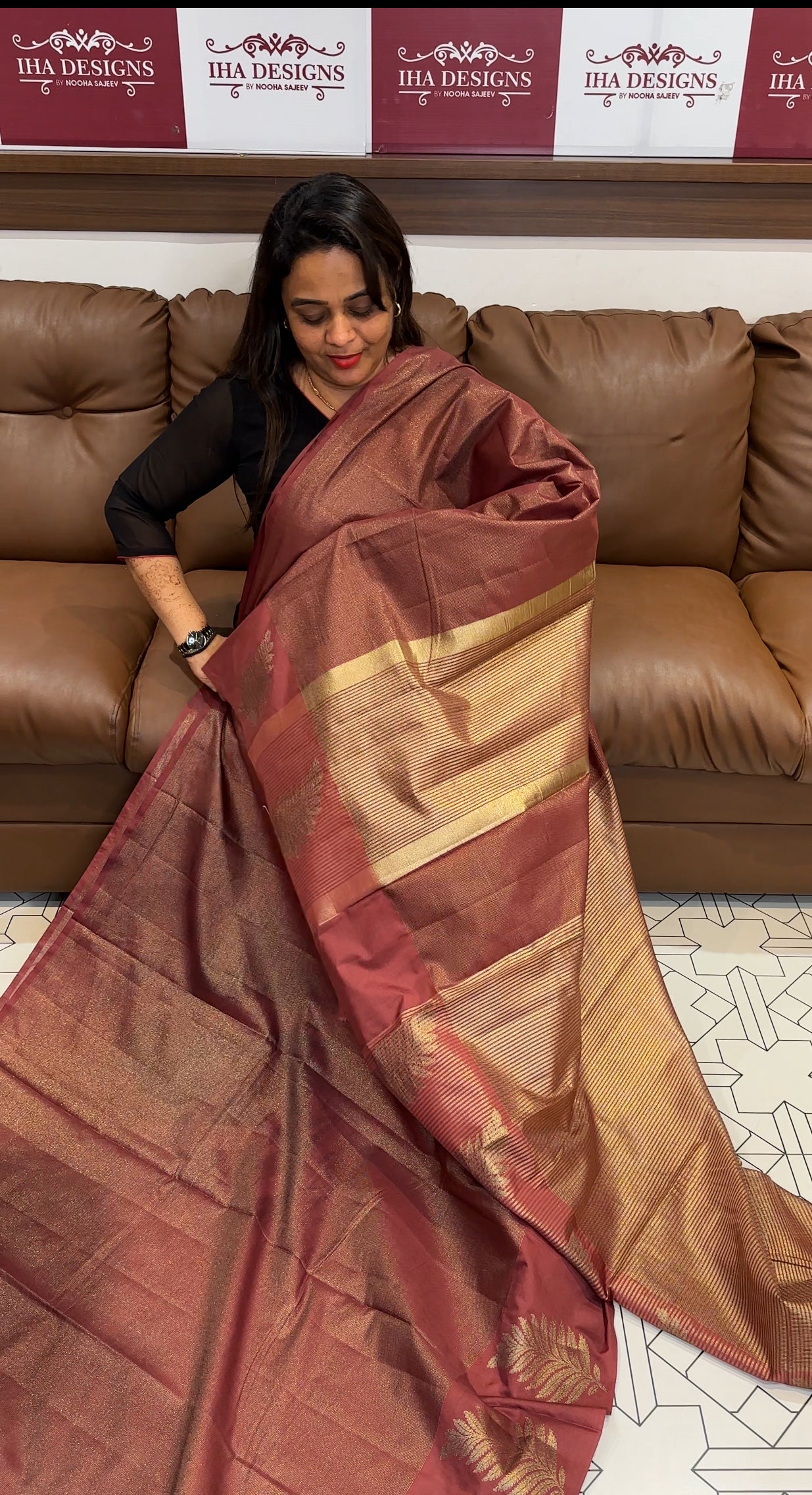SEMI SILK SAREES - IHA 23926
