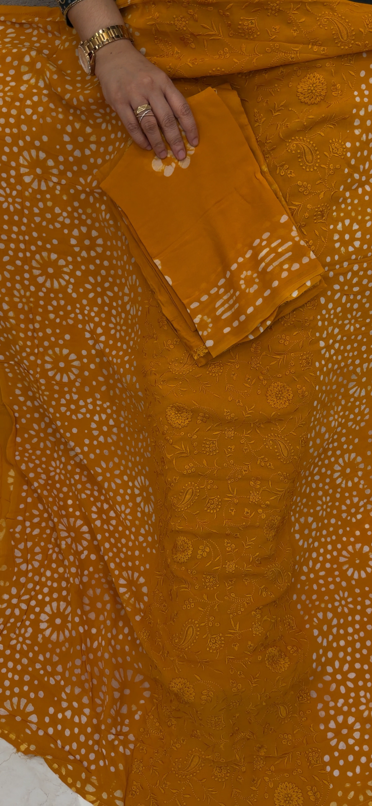 VISCOSE GEORGETTE UNSTITCHED SALWAR SUITS - IHA 33236
