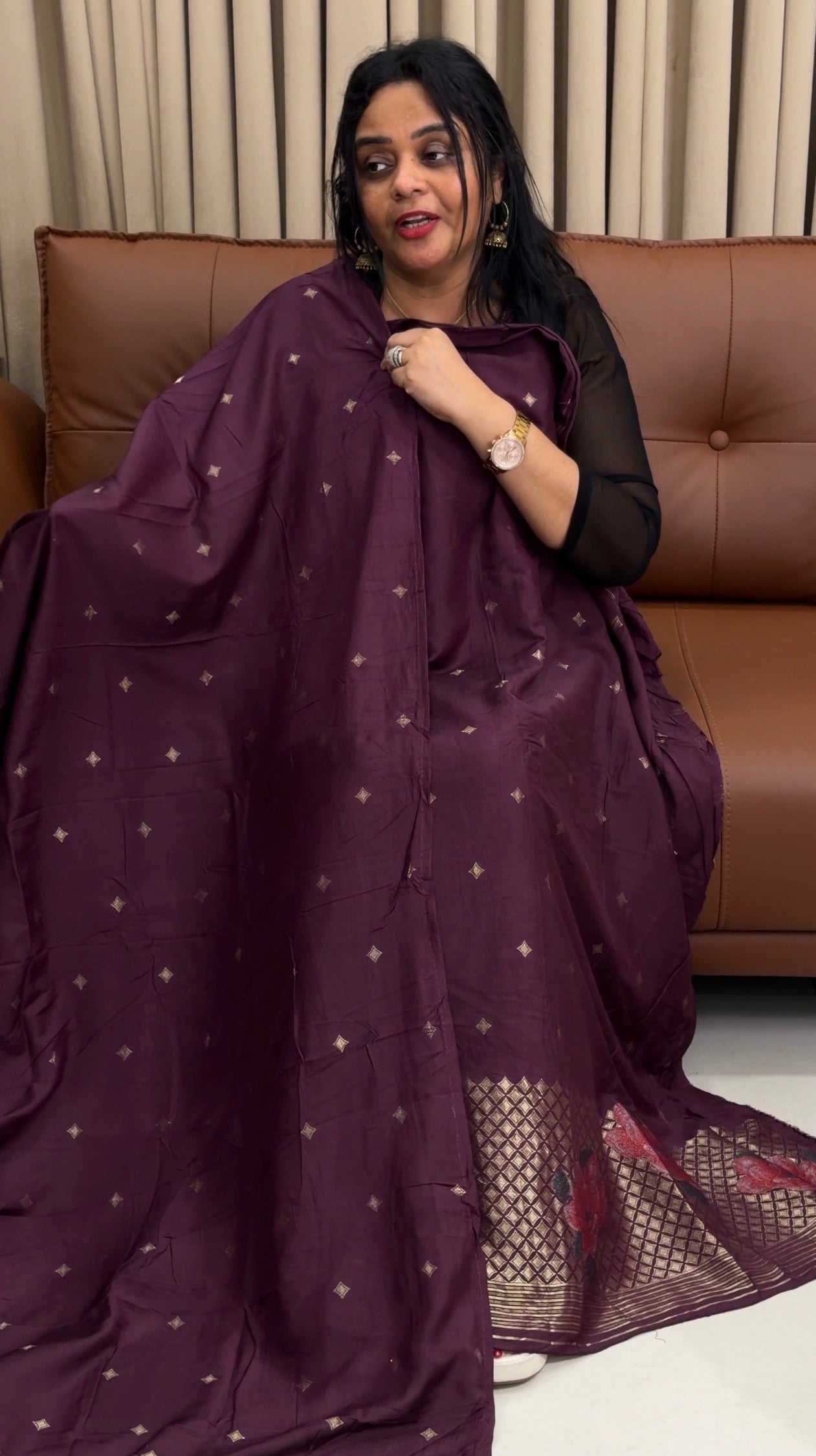 SEMI BANARASI UNSTITCHED SALWAR SUITS - IHA 34570