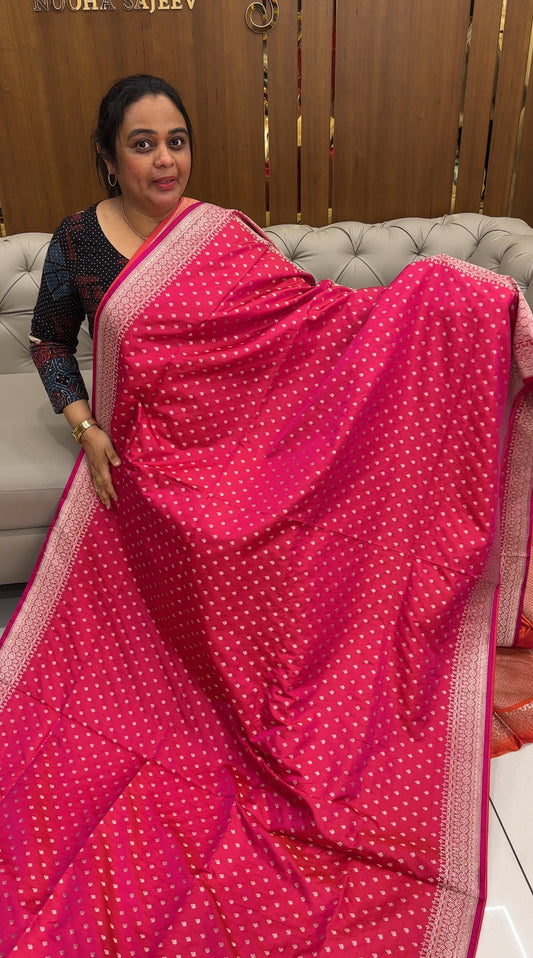 KATAN BANARASI SAREES - IHA 27618