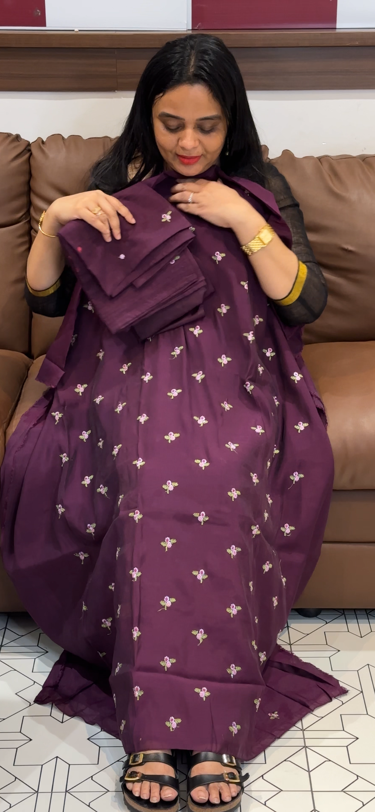 OFFER SALES UNSTITCHED SALWAR SUITS - IHA 35484