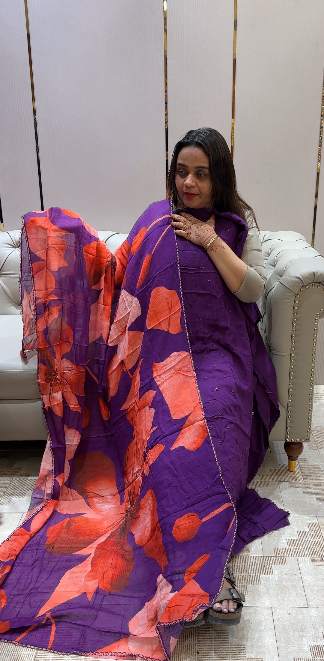 COTTON RAYON UNSTITCHED SALWA SUITS - IHA 22003