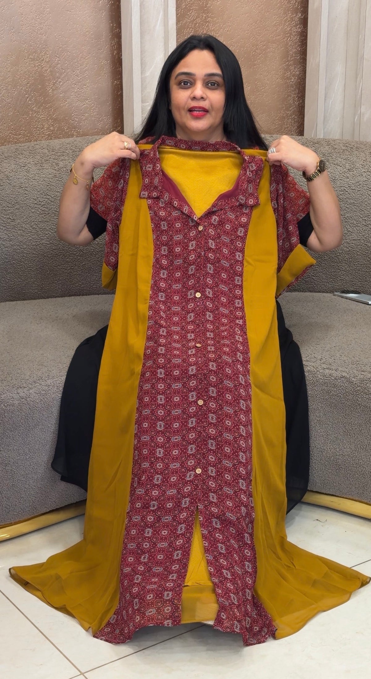 IHA'S IN-HOUSE DESIGNER TUNIC TOPS - IHA 35714