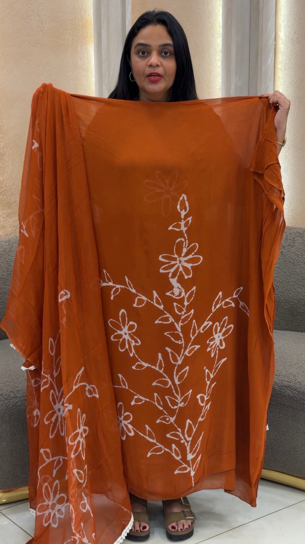 BATIK PRINTED UNSTITCHED SALWAR SUITS - IHA 33054