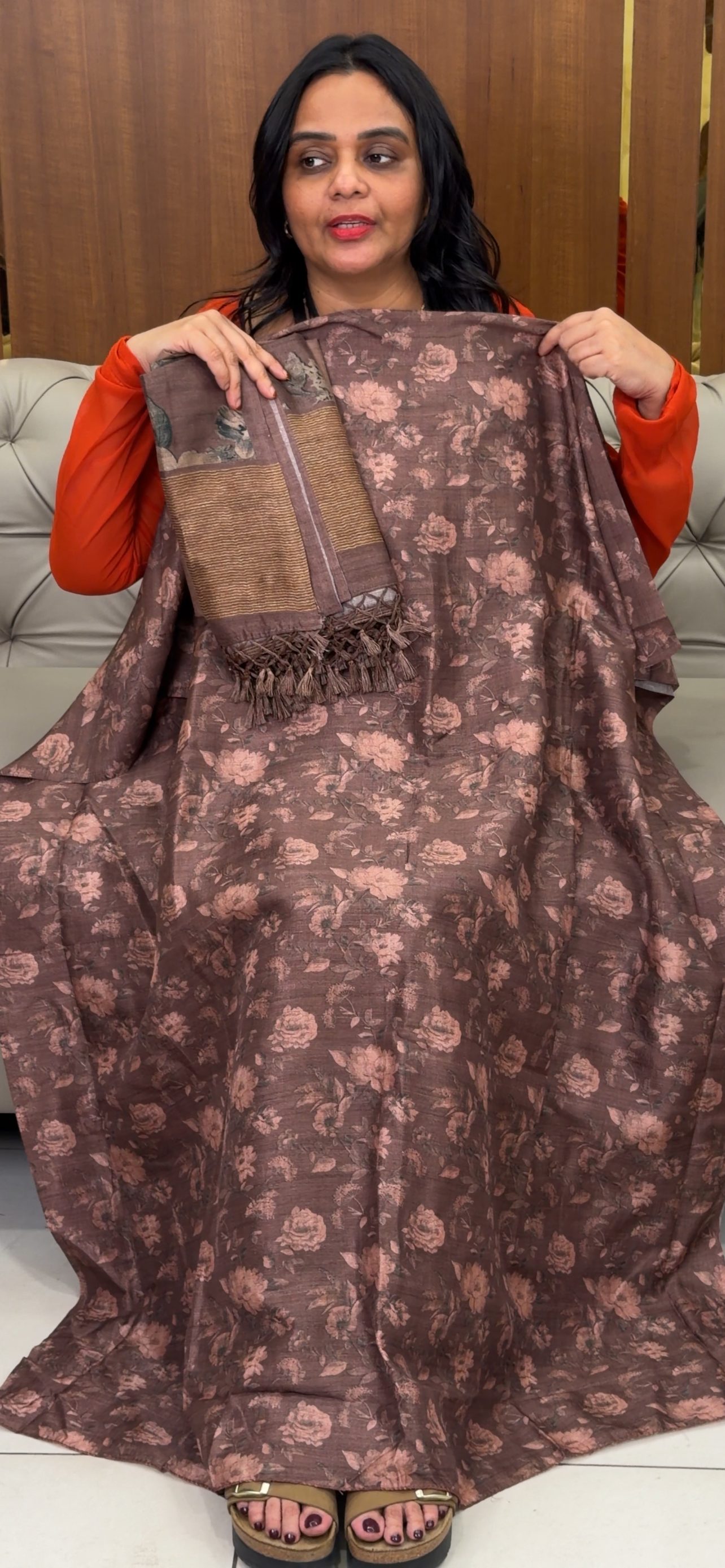 SEMI DUPION UNSTITCHED SALWAR SUITS - IHA 32792