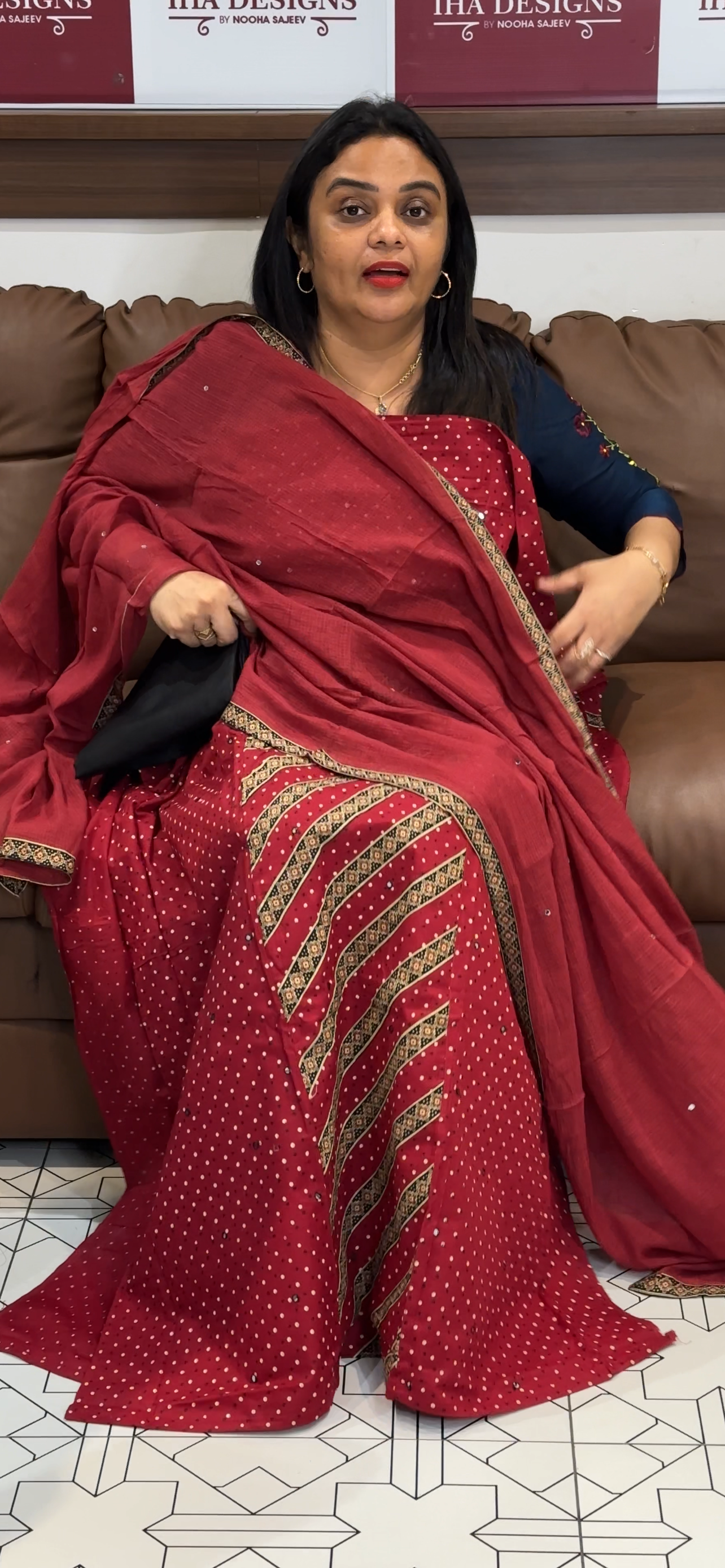 UNSTITCHED SALWAR SUITS - IHA 32880