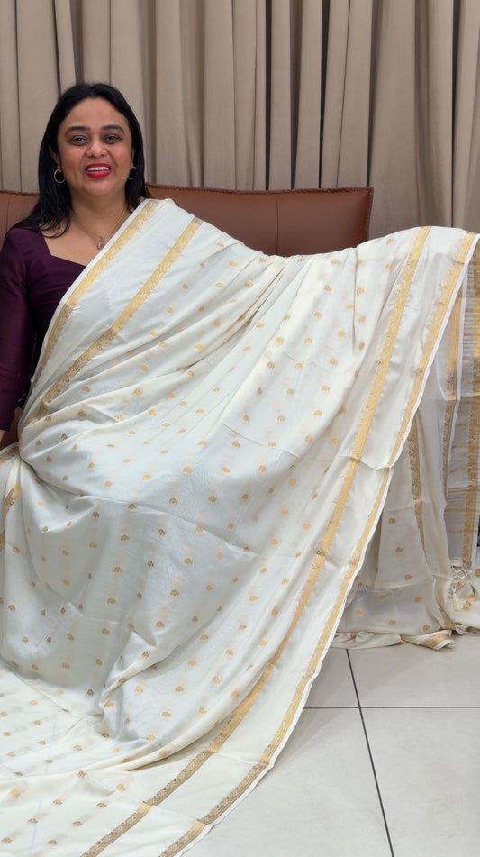 SEMI SILK SAREES - IHA 33790