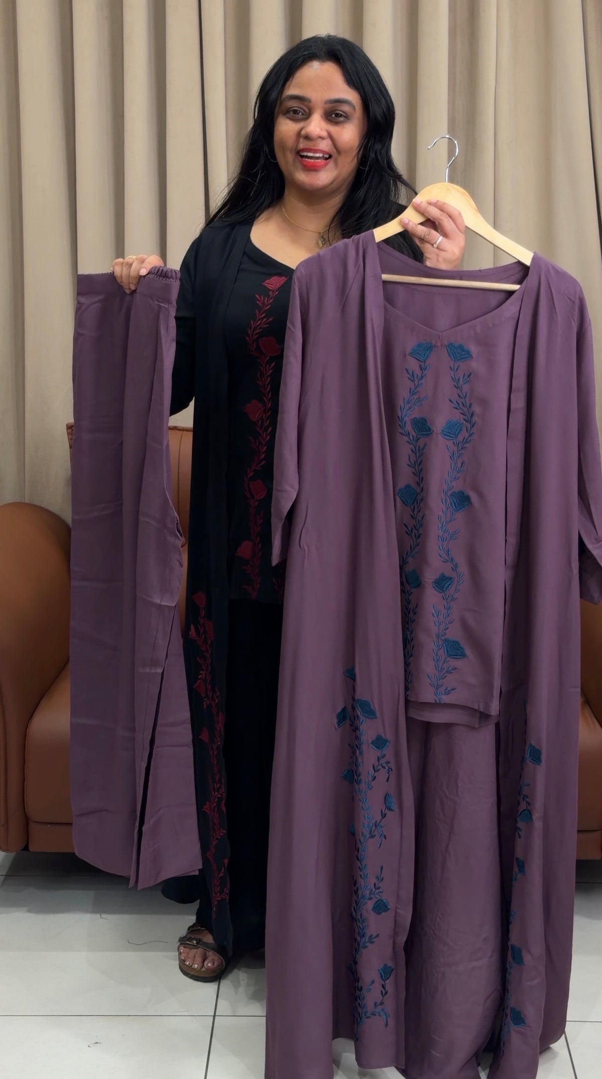IHA'S IN-HOUSE RAYON TOP,BOTTOM AND JACKETS - IHA 35867