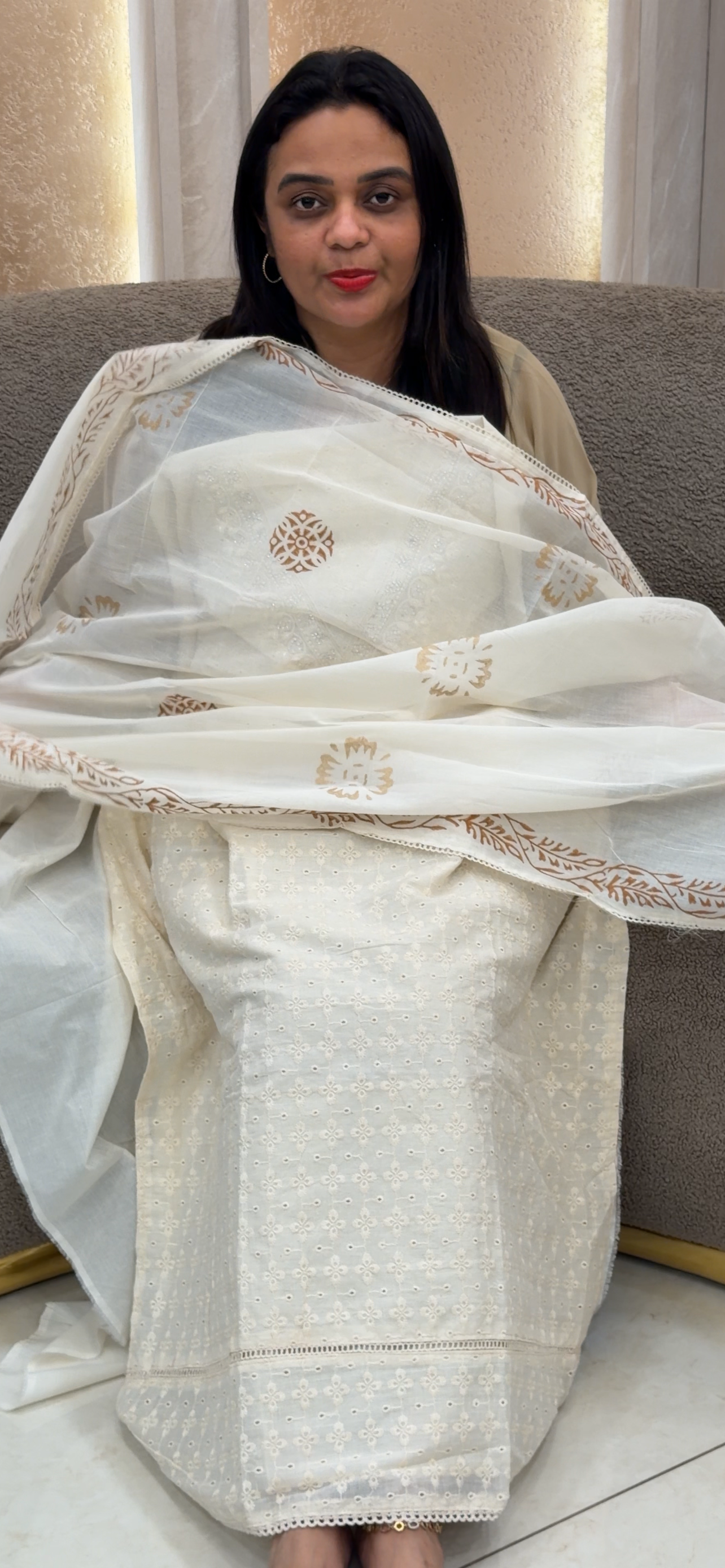 COTTON HAKOBA UNSTITCHED SALWAR SUITS - IHA 33063