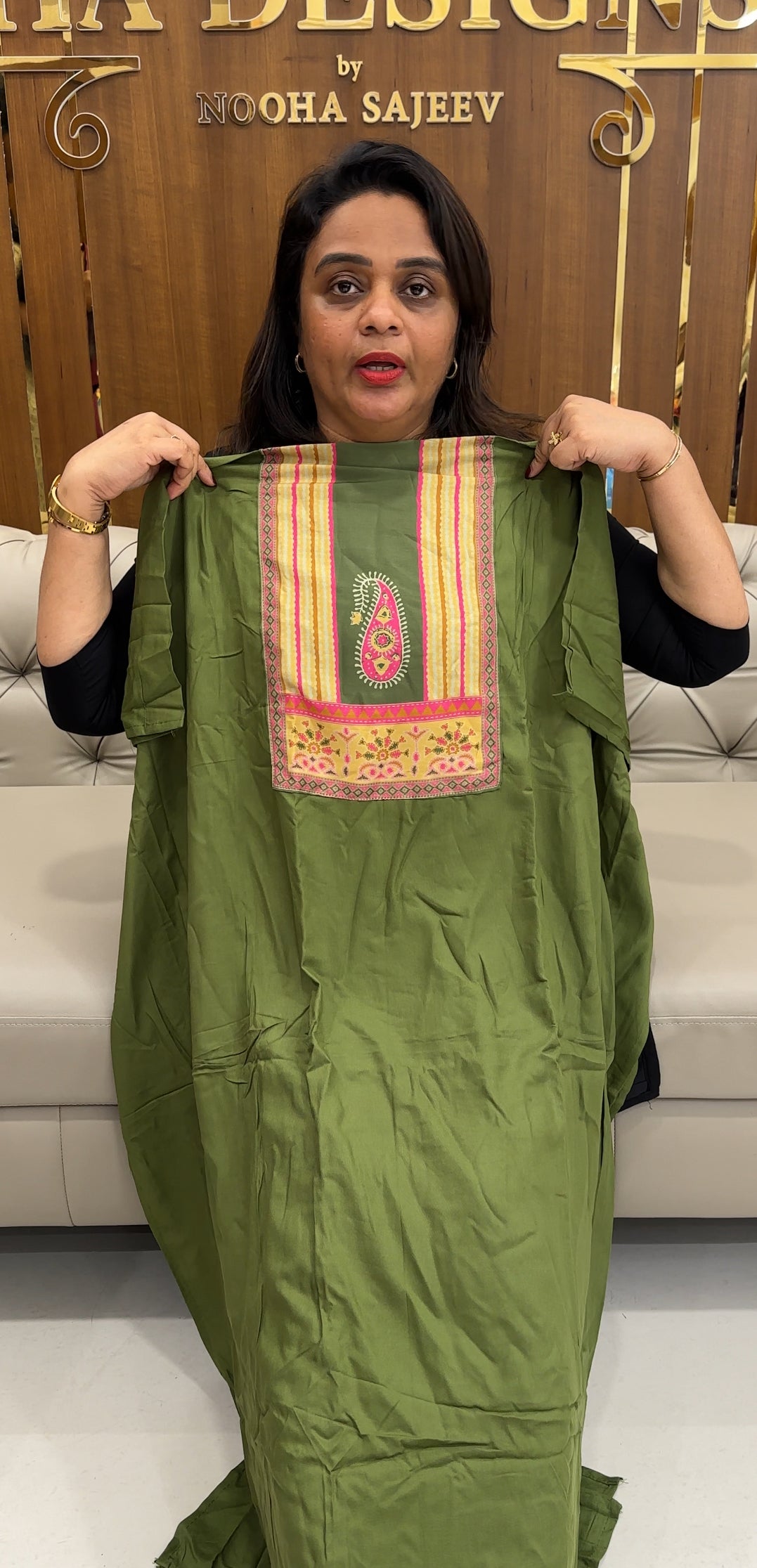 IHA'S IN-HOUSE RAYON KURTI'S MATERIAL - IHA 28829