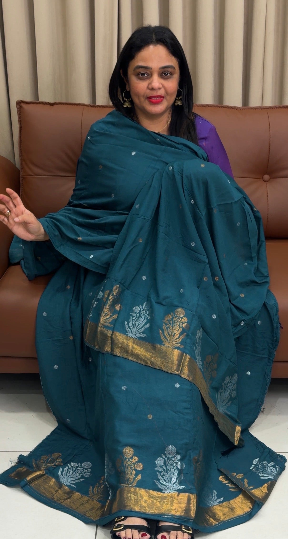 IN- HOUSE JAMDANI UNSTITCHED SALWAR SUITS - IHA 33984