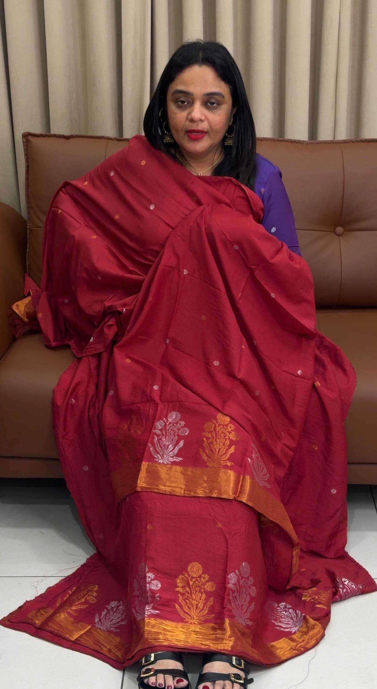 IN- HOUSE JAMDANI UNSTITCHED SALWAR SUITS - IHA 33984