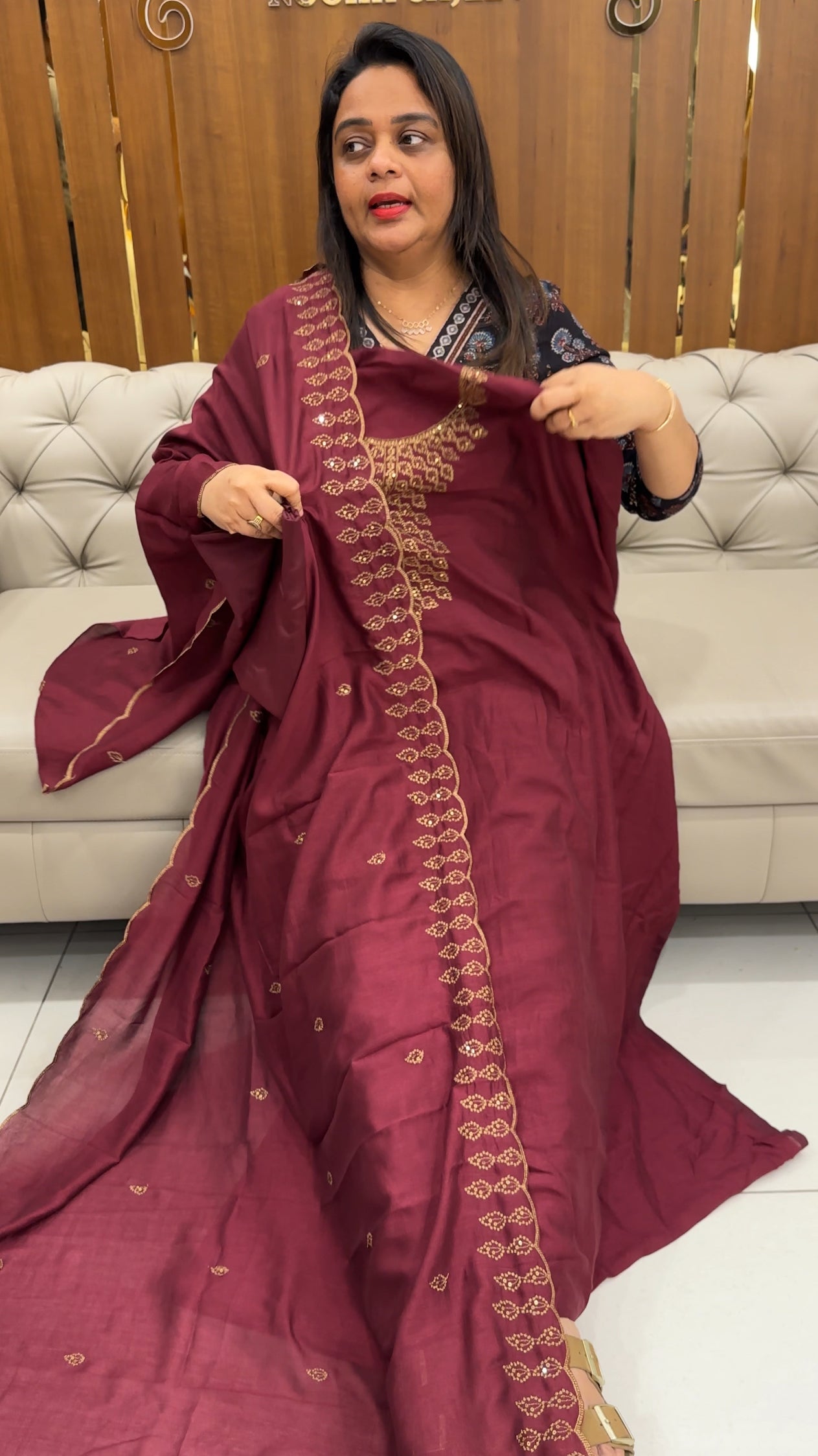 SEMI RAW SILK UNSTITCHED SALWAR SUITS - IHA 25364