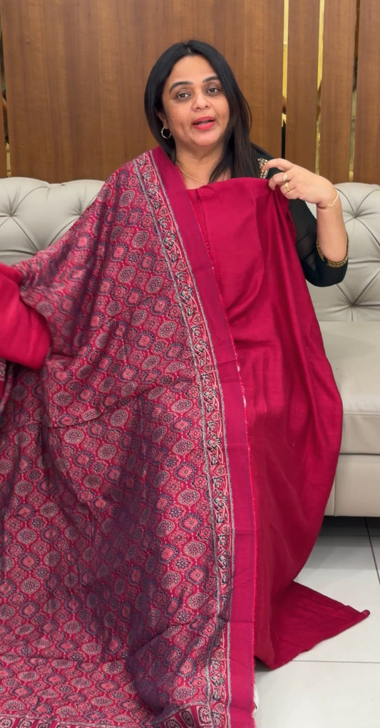 SEMI RAW SILK UNSTITCHED SALWAR SUITS - IHA 29115