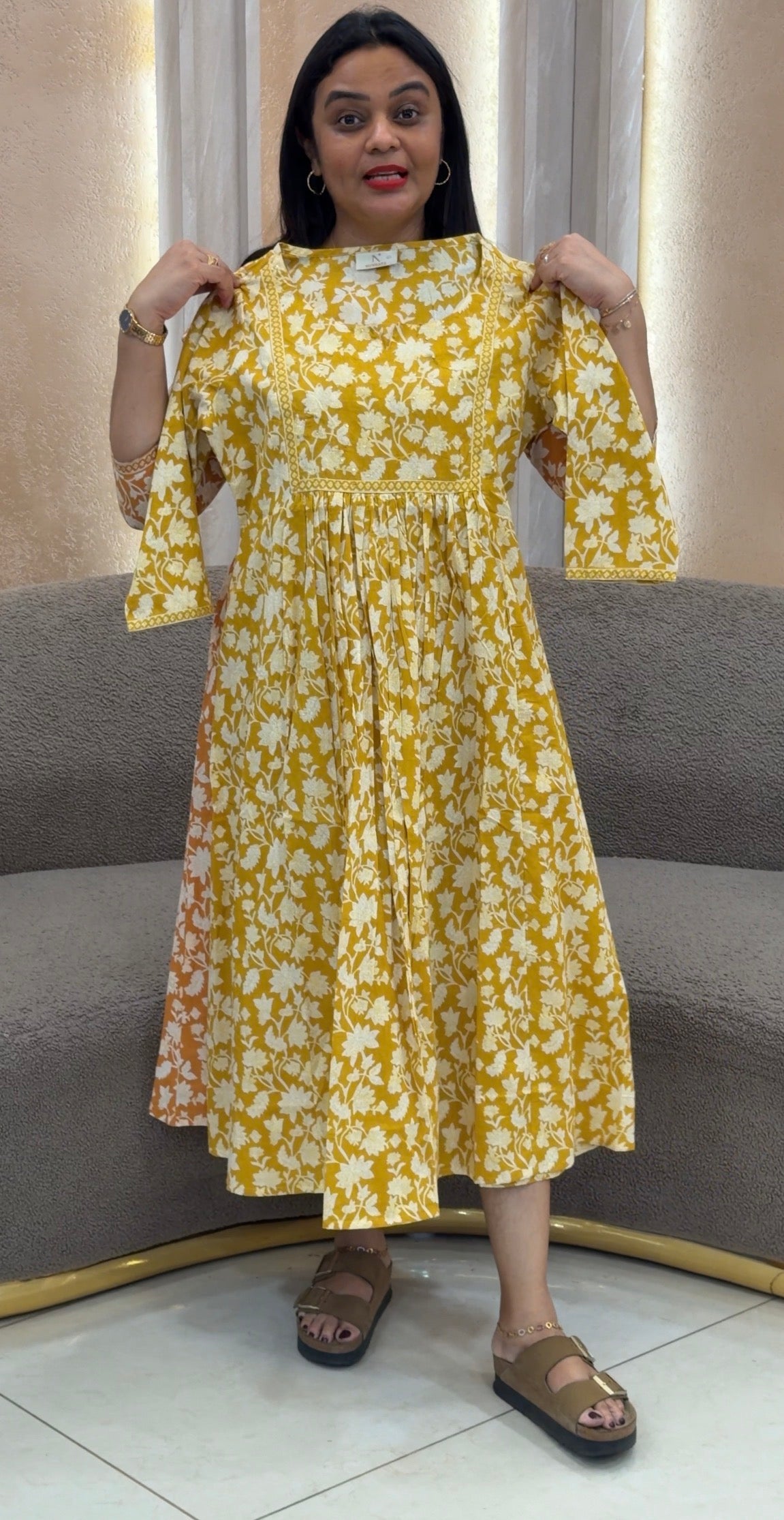 PRINTED ALINE TOPS - IHA 33043