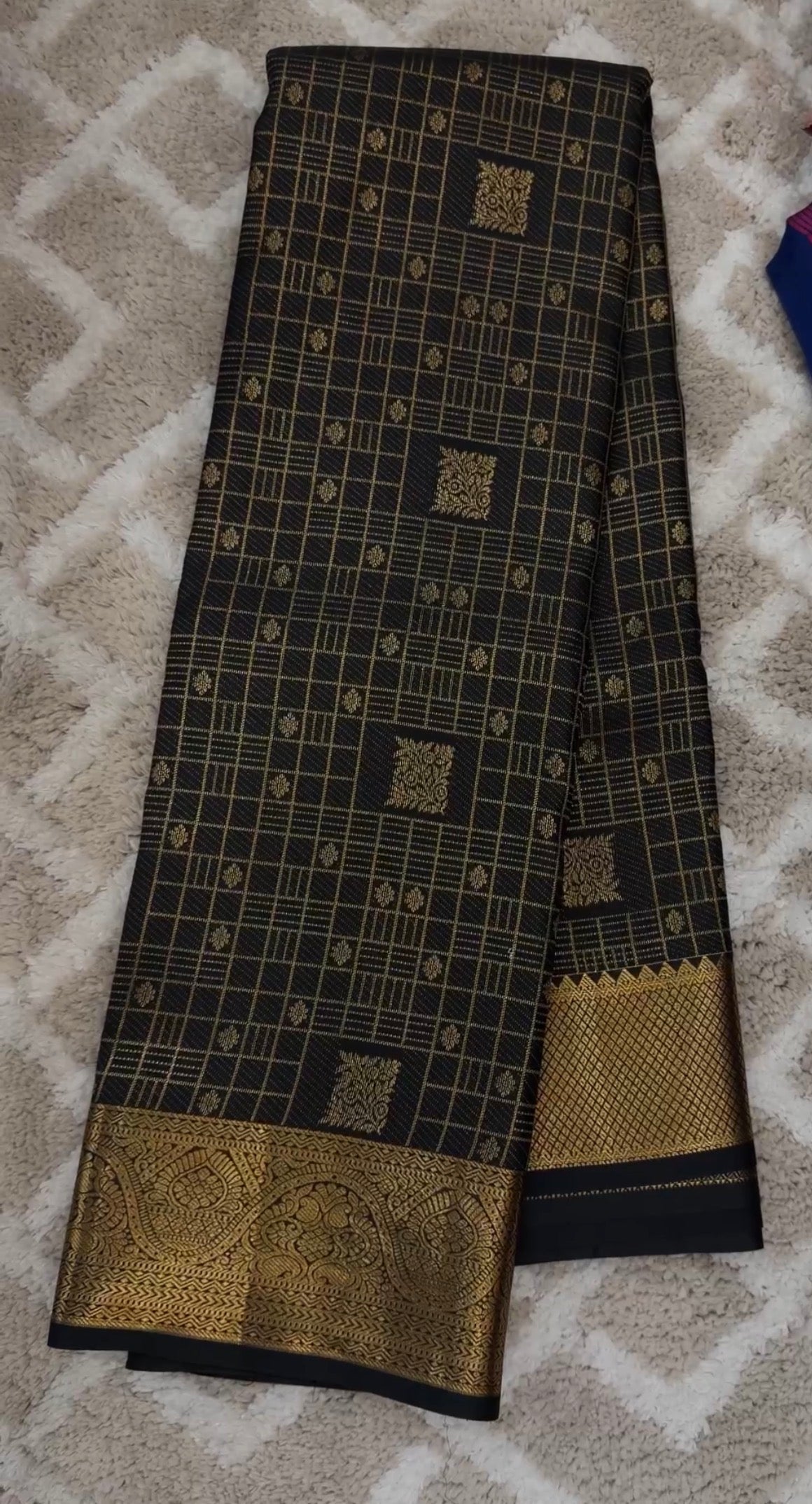 SEMI KANCHIPURAM SILK SAREES - IHA 33143