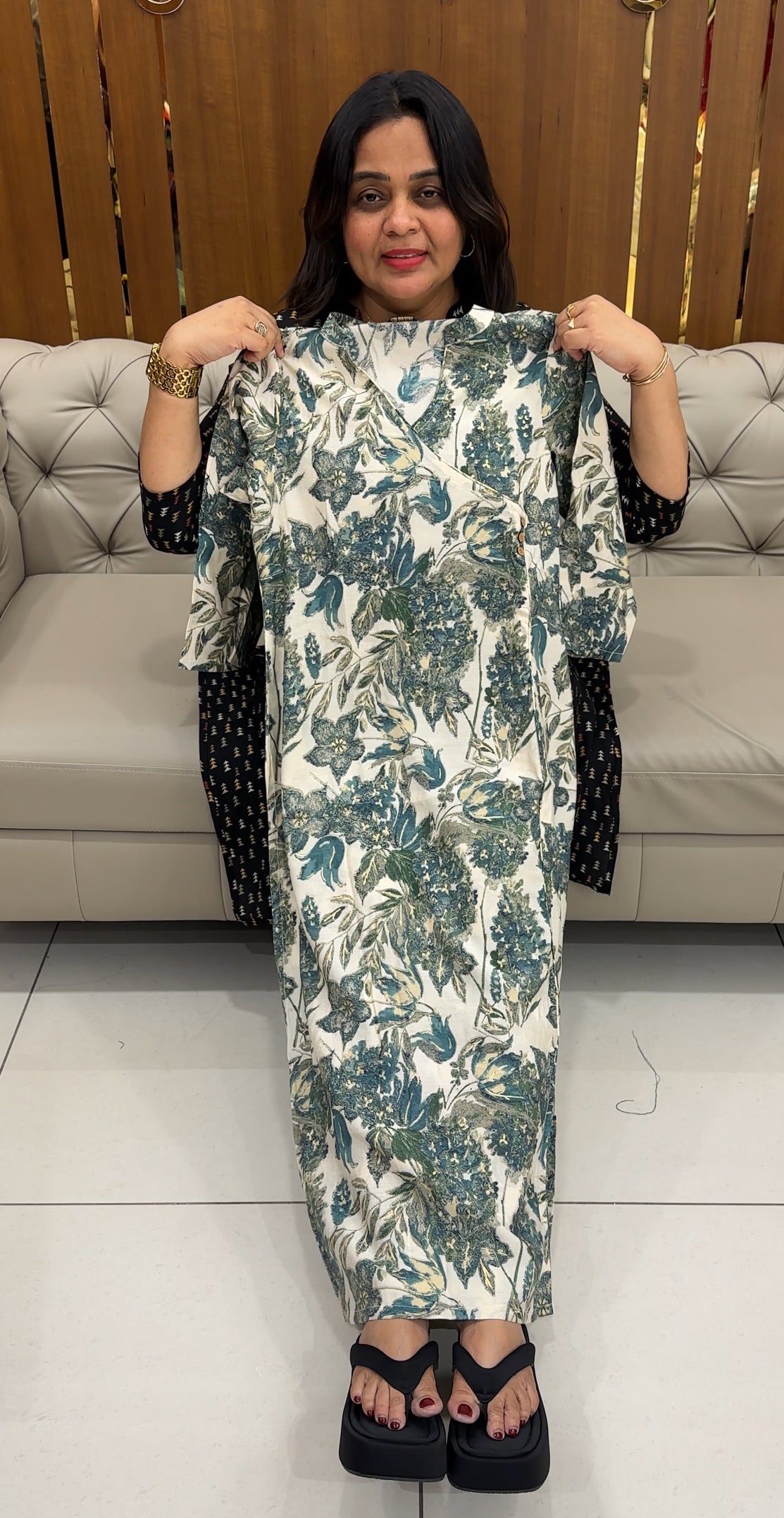 IHA'S IN-HOUSE MODAL CHANDERI TOPS - IHA 28160