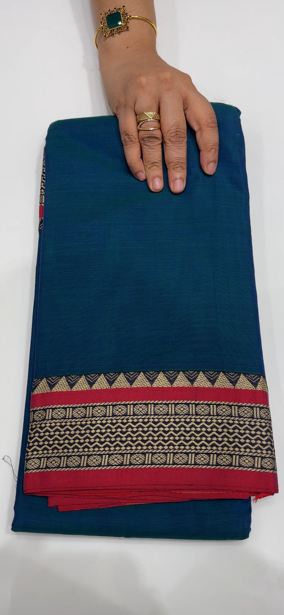 HANDLOOM COTTON SAREES - IHA 35586