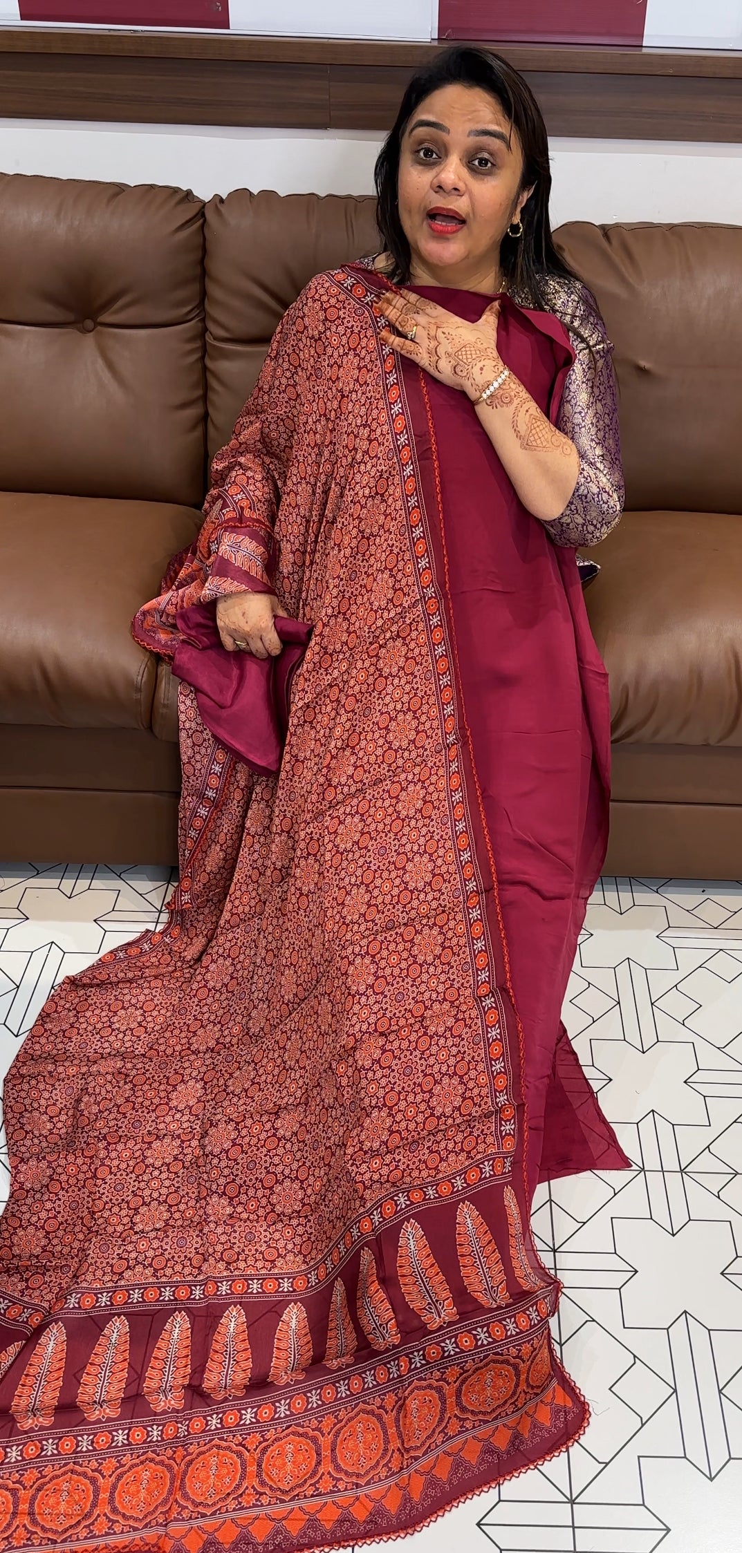 PLATINUM CHIFFON UNSTITCHED SALWAR SUITS - IHA 23788