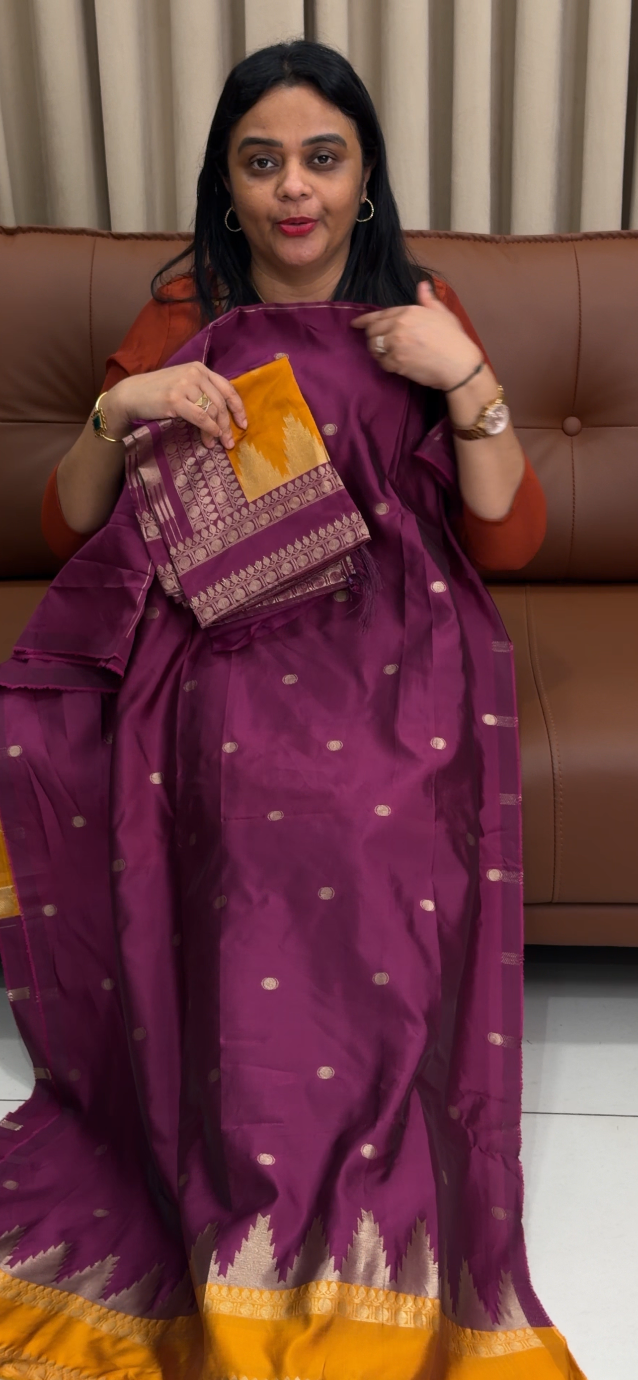 SEMI SOFT SILK UNSTITCHED SALWAR SUITS - IHA 34317