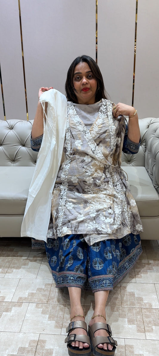 PRINTED SHORT TOP AND BOTTOM - IHA 22302