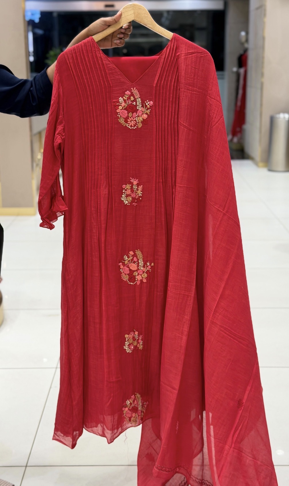 PARTY WEAR TOP,BOTTOM AND DUPATTA - IHA 35423