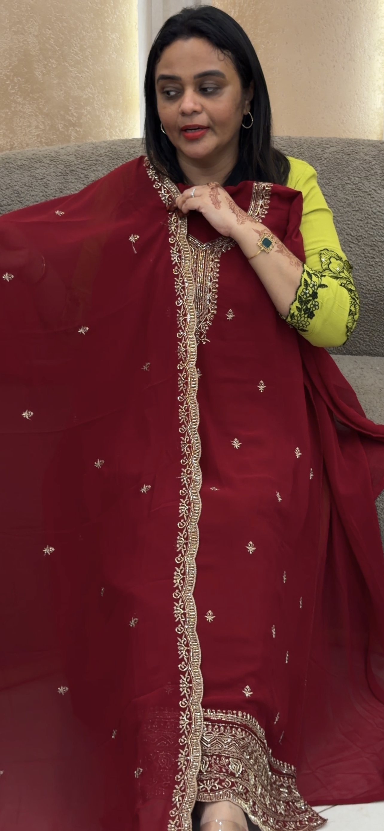 GEORGETTE UNSTITCHED SALWAR SUIST - IHA 33006