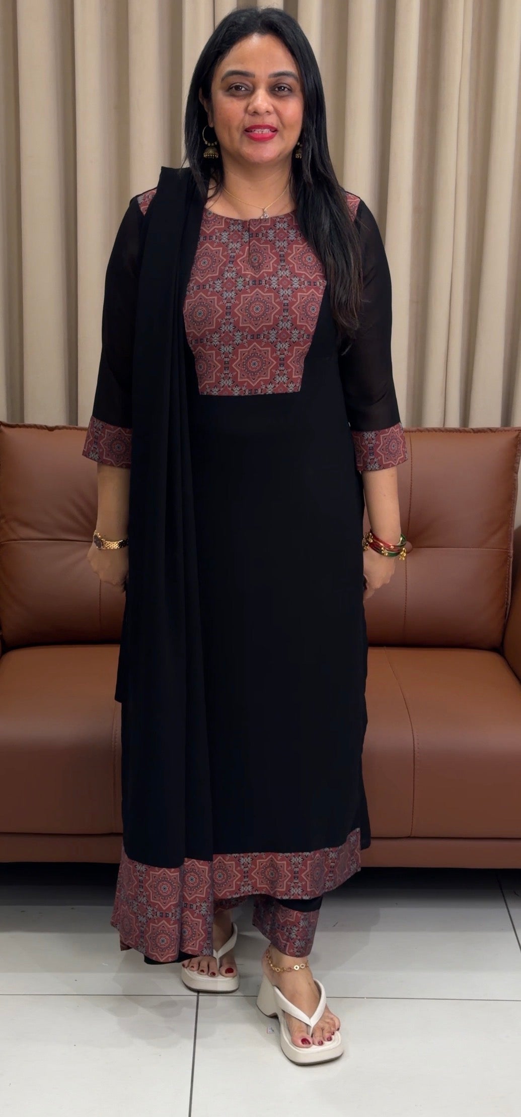 IHA'S IN-HOUSE GEORGETTE UNSTITCHED SALWAR SUITS  - IHA 33846