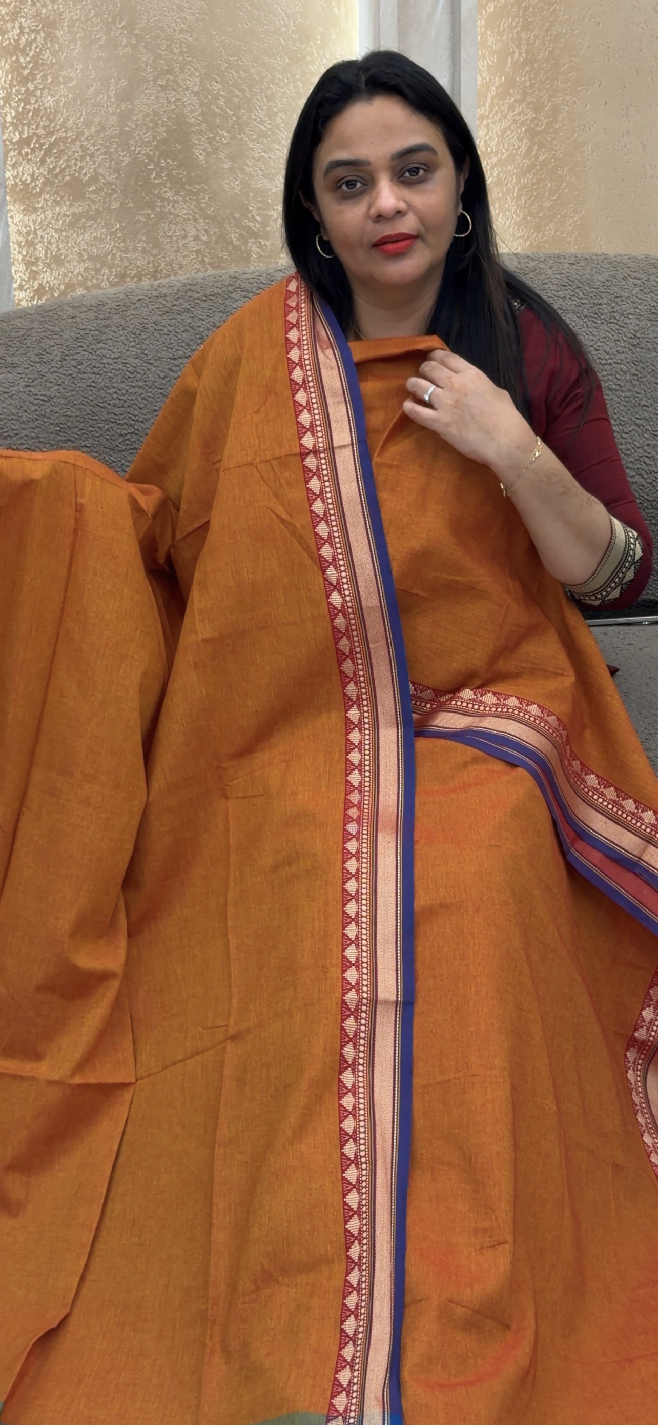 COTTON UNSTITCHED SALWAR SUITS  - IHA 33191