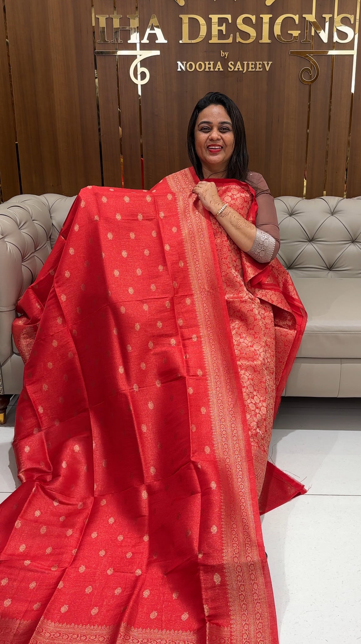 SEMI BANARASI UNSTITCHED SALWAR SUITS - IHA 23913