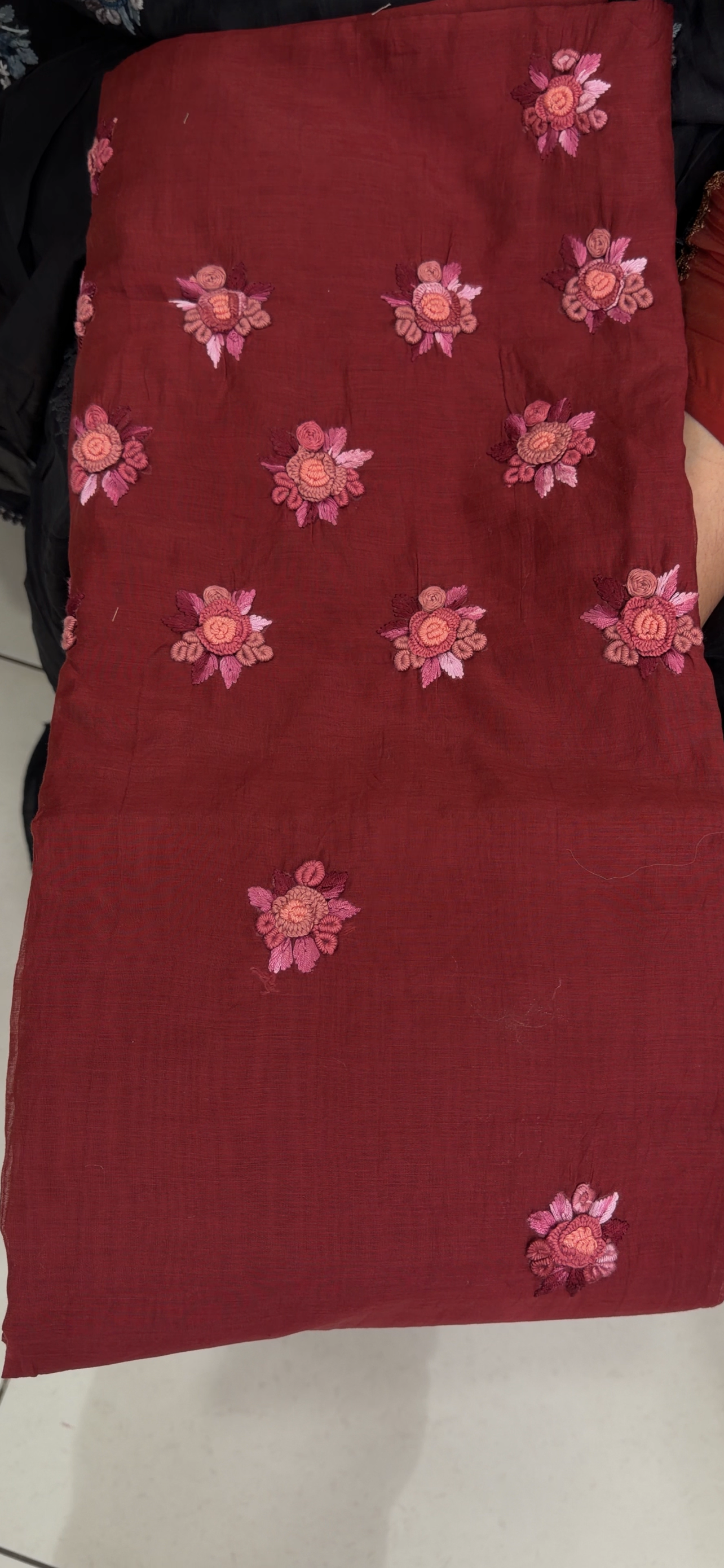 MALAI CHANDERI UNSTITCHED SALWAR SUITS - IHA 34707