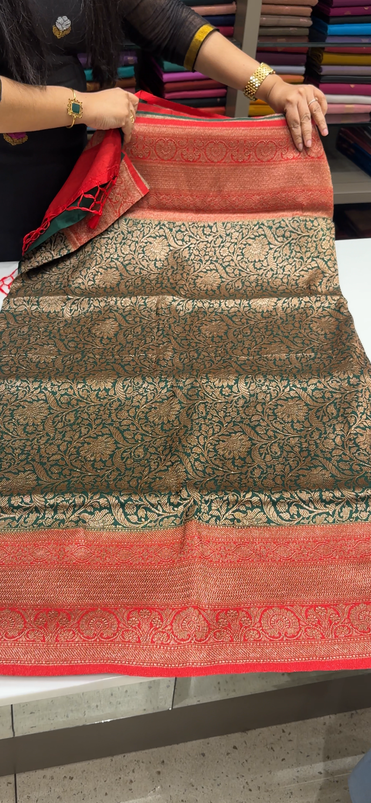 SEMI KATAN SAREES - IHA 35542