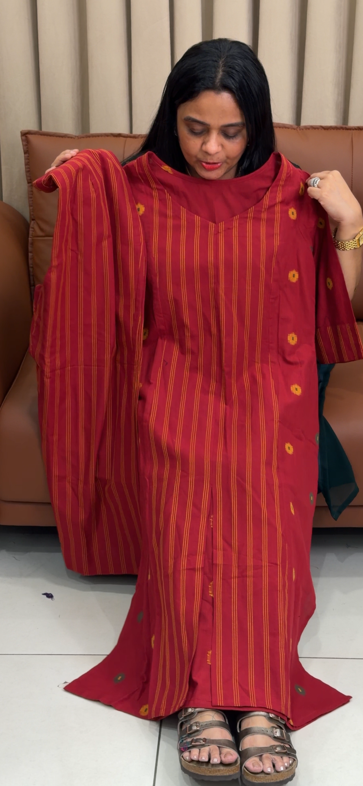 IHA'S IN-HOUSE HANDLOOM CO-ORD SETS - IHA 35810