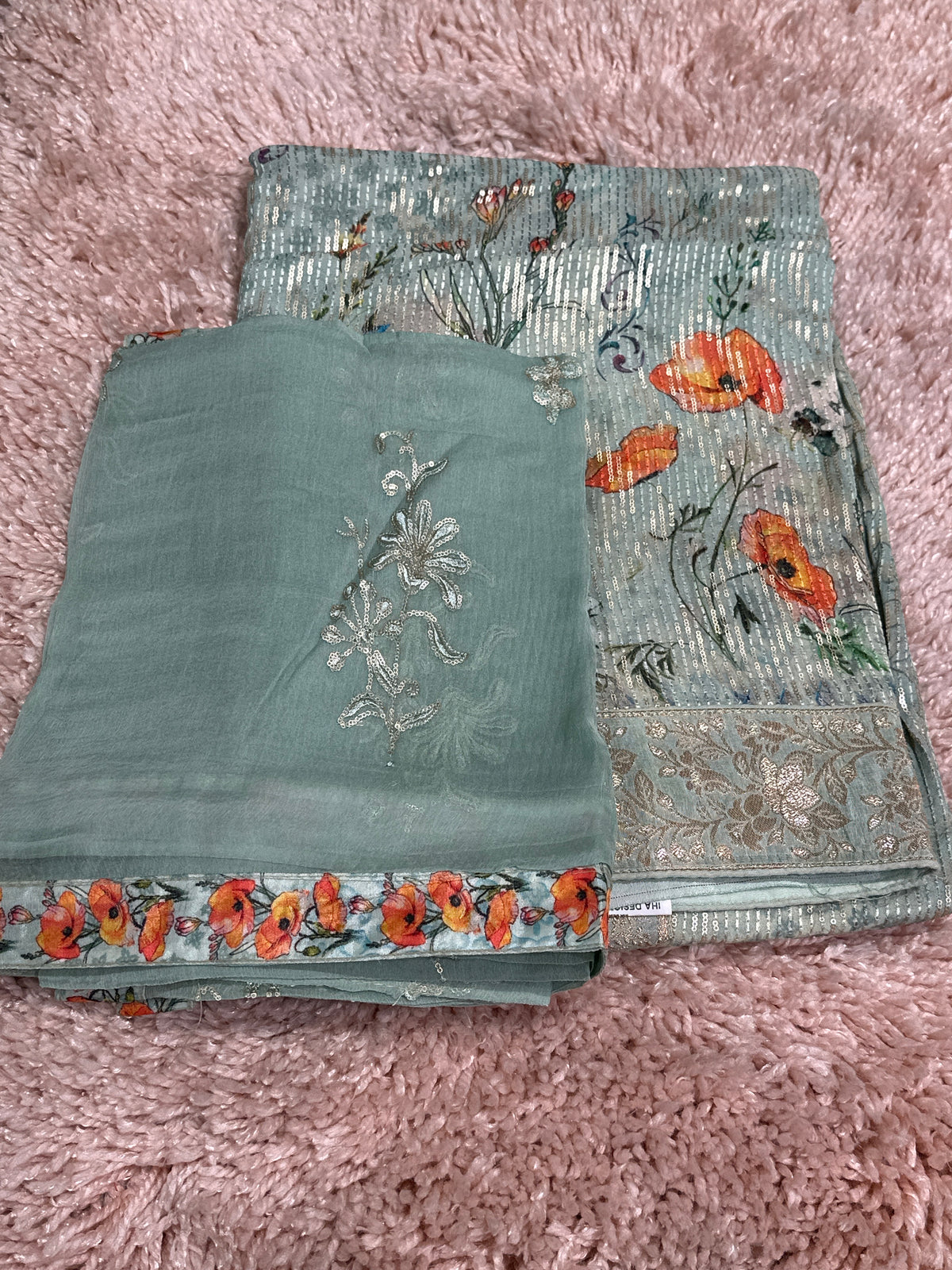 OFFER SALES UNSTITCHED SALWAR SUITS -  IHA 35319