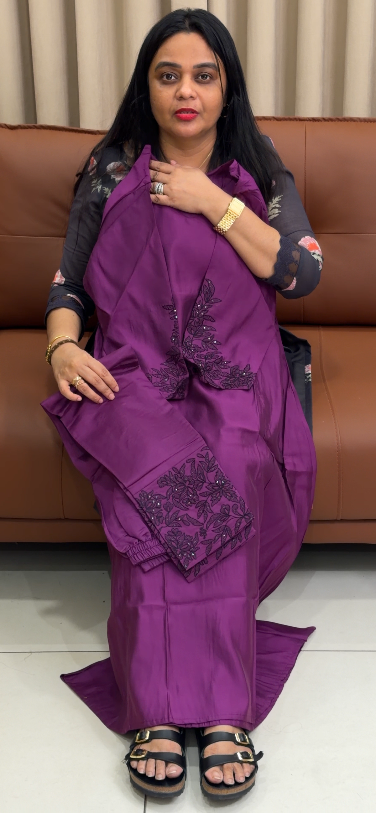 SEMI SILK TOP AND BOTTOM - IHA 35287