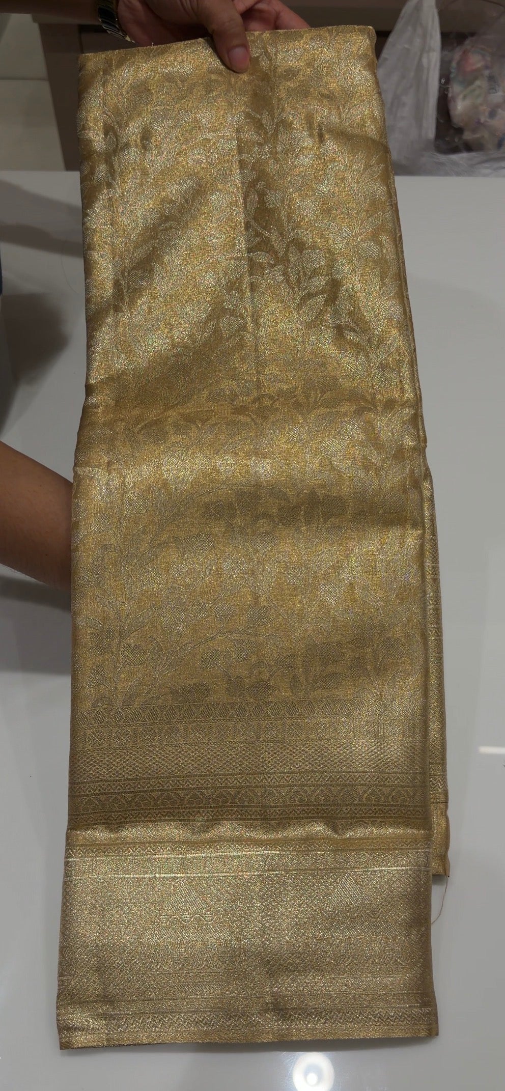 SEMI TISSUE SAREES - IHA 35821