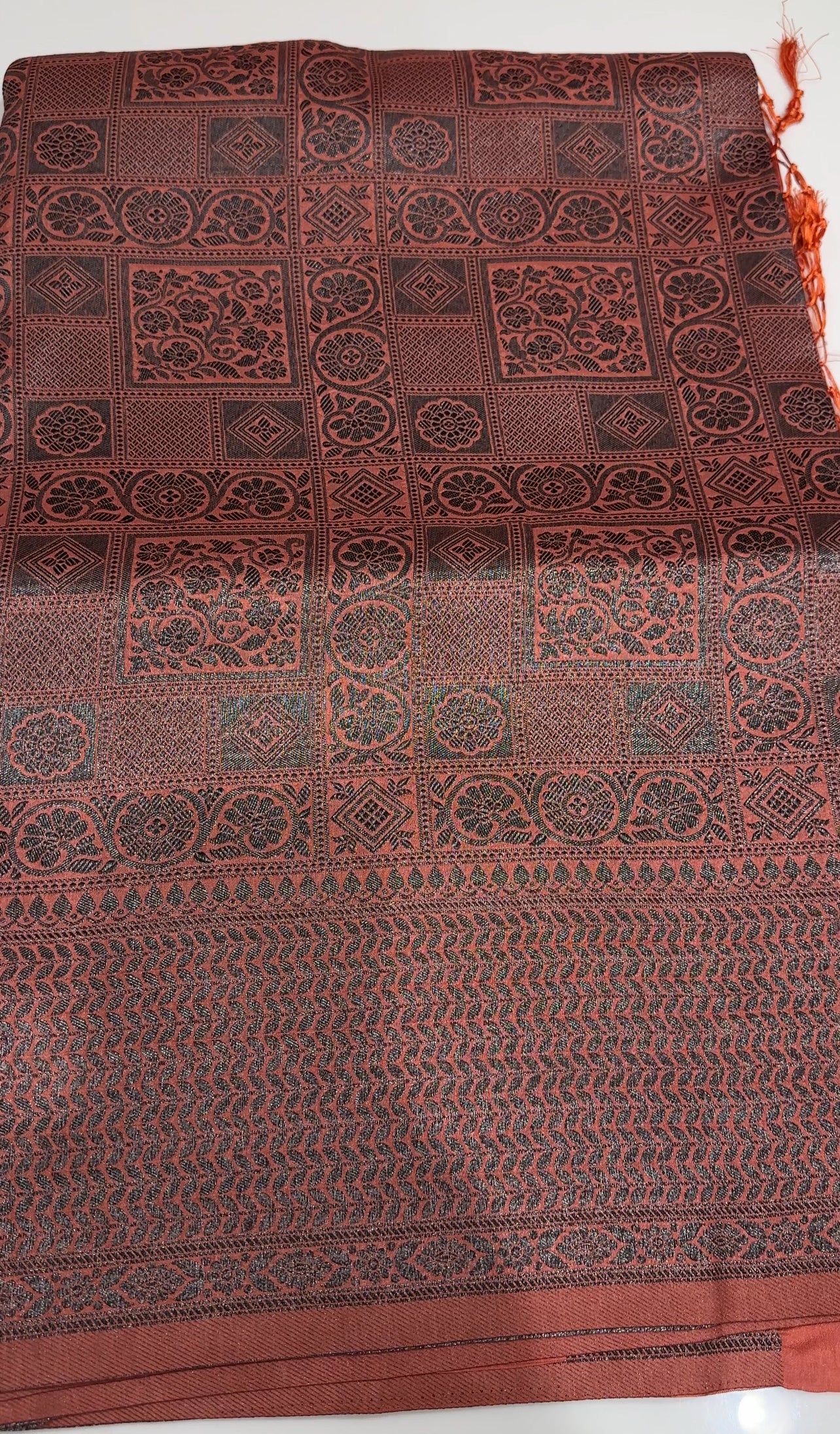 SEMI BANARASI SAREES - IHA 27866
