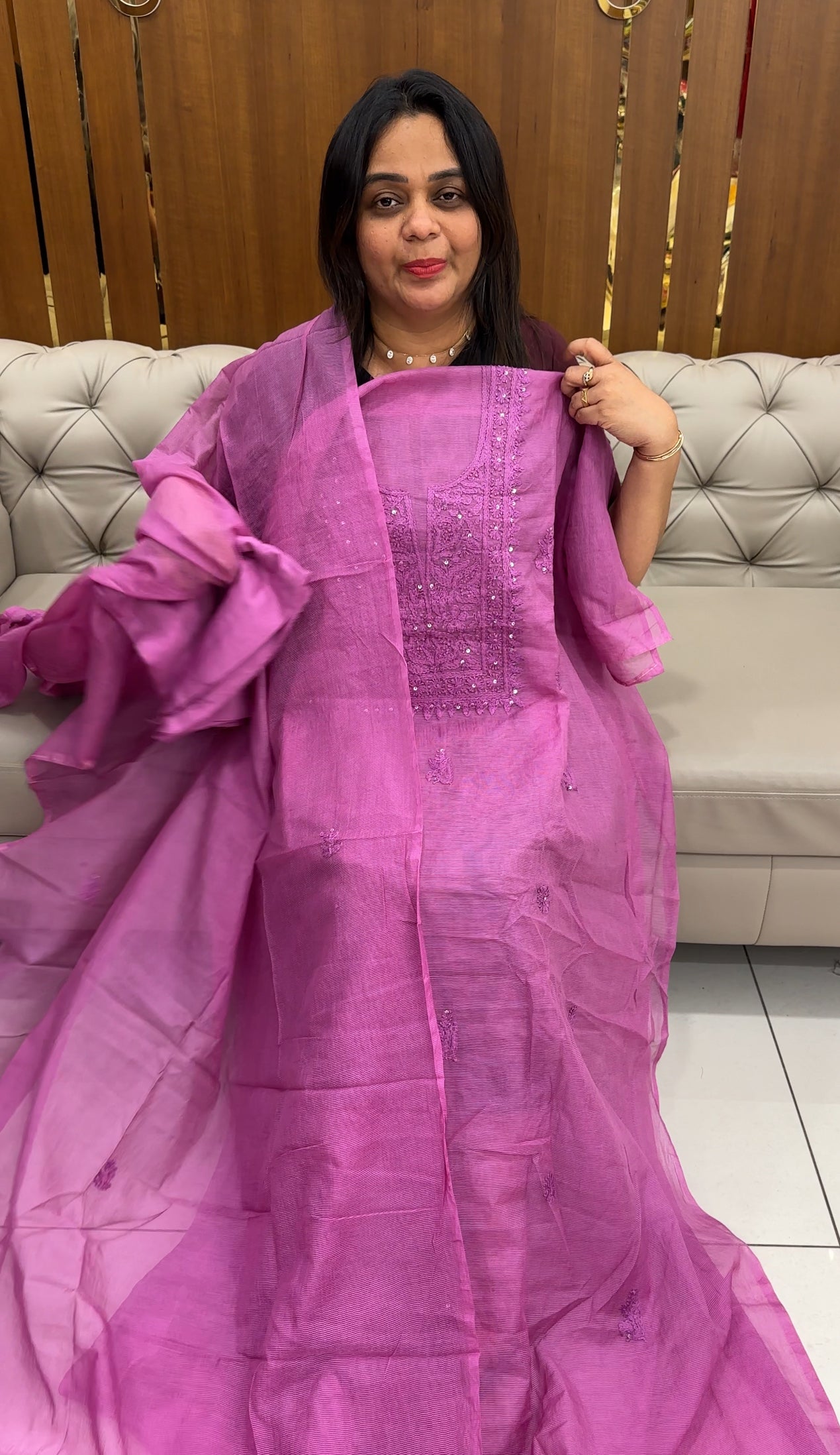 NET KOTA UNSTITCHED SALWAR SUITS - IHA 29272