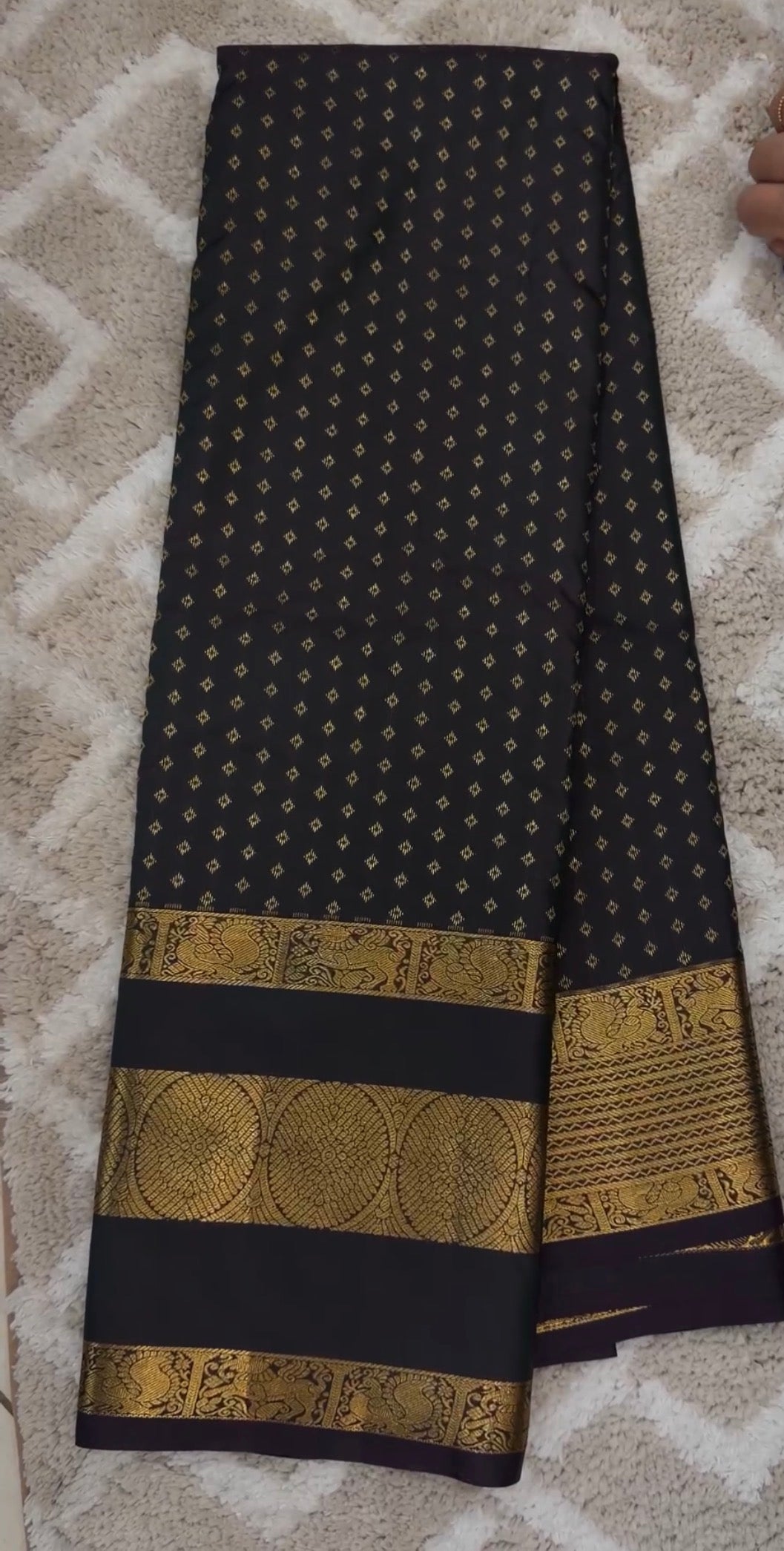 SEMI KANCHIPURAM SILK SAREES - IHA 33143