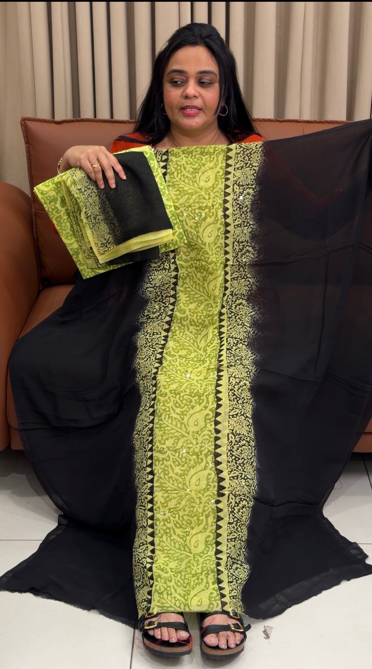 GEORGETTE UNSTITCHED SALWAR SUITS - IHA 34945