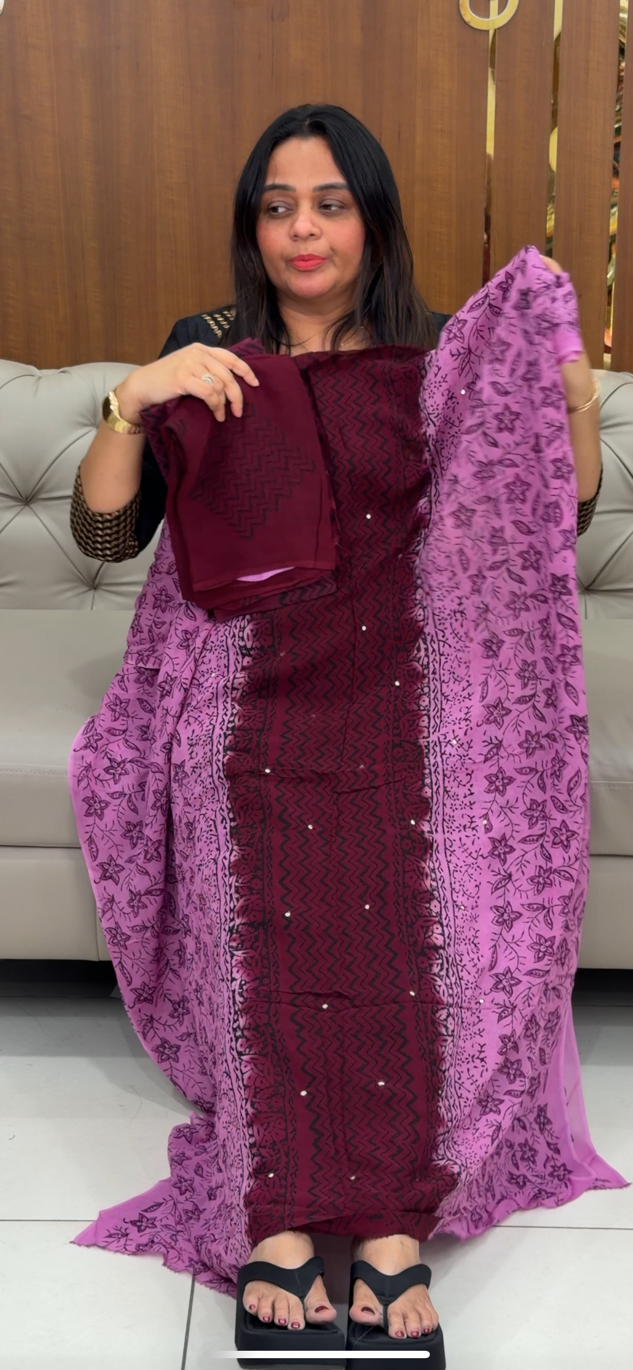 VISCOSE GEORGETTE UNSTITCHED SALWAR SUITS - IHA 29264