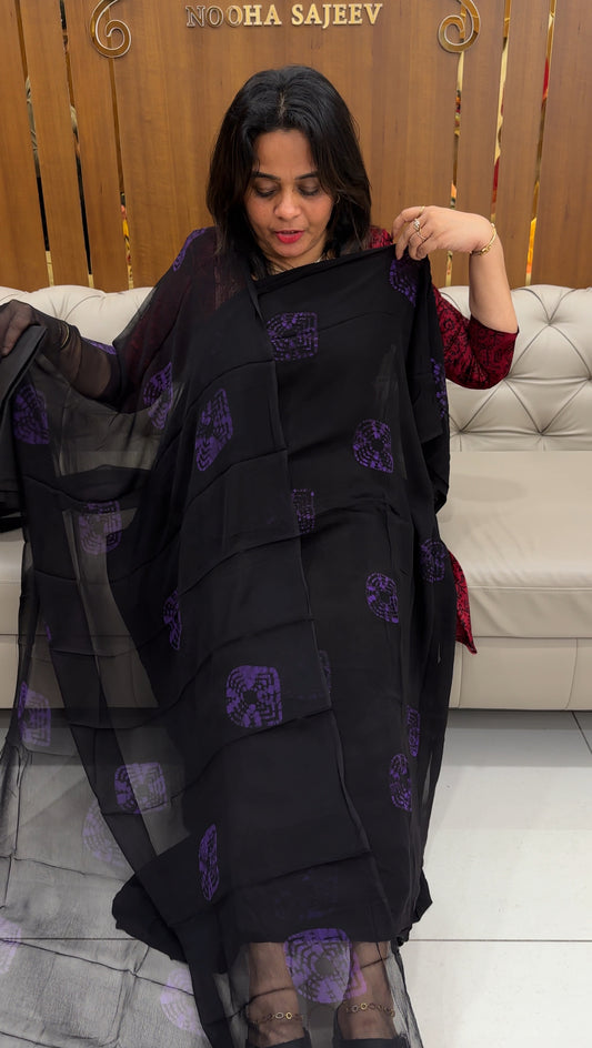 VISCOSE GEORGETTE UNSTITCHED SALWAR SUITS - IHA 25945