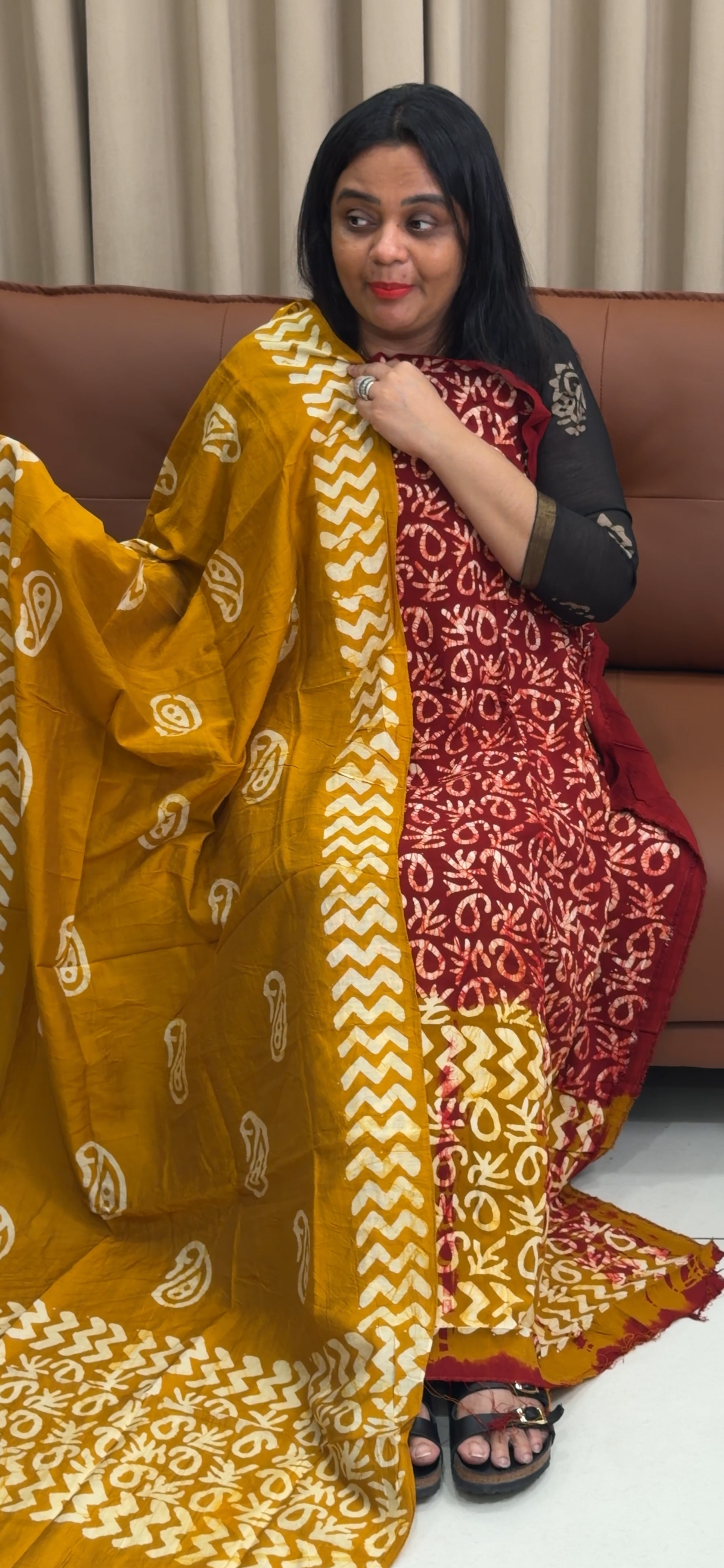 VISCOSE RAYON UNSTITCHED SALWAR SUITS - IHA 35262